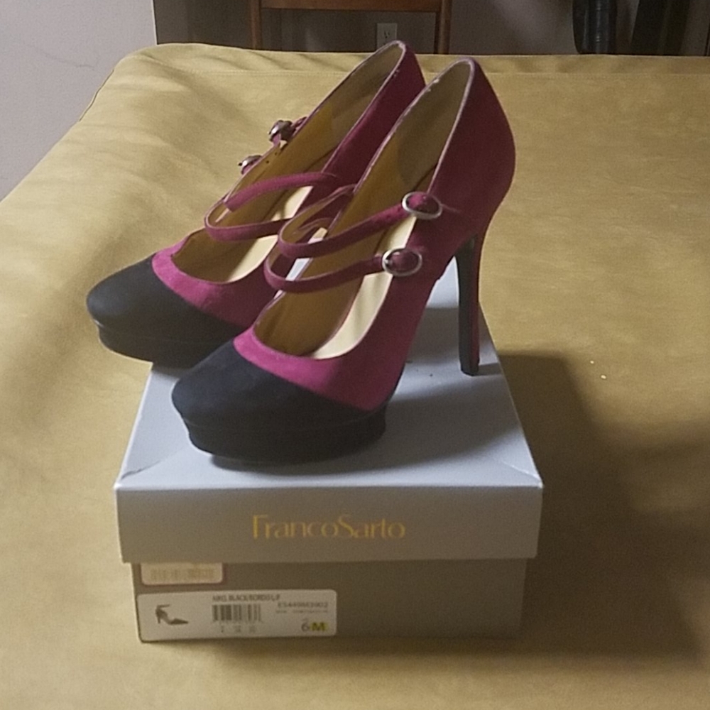 Nine West leather heels